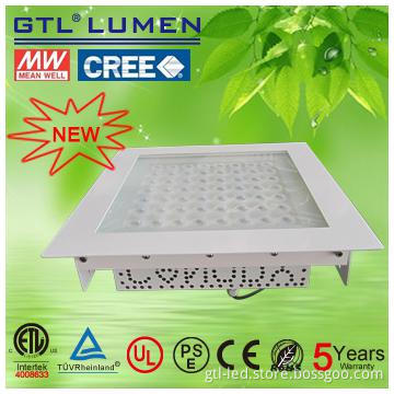 120W LED canopy light used for golf course, gas station, outdoor